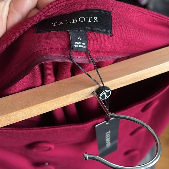 Talbots Knit Faux Wrap A-Line Skirt 4 - Picture 7 of 8